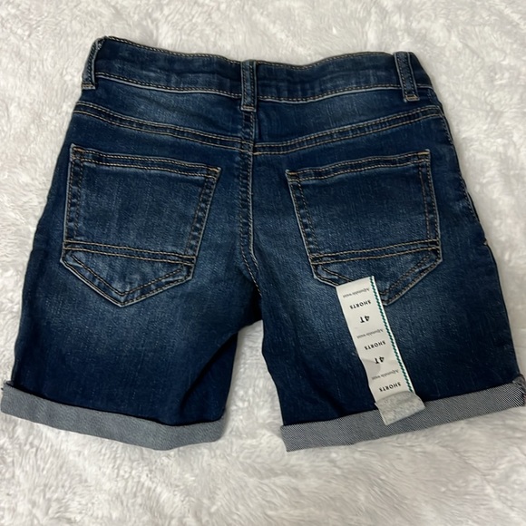 Cat & Jack Jeans Shorts Adjustable Waist 4T - Picture 2 of 5